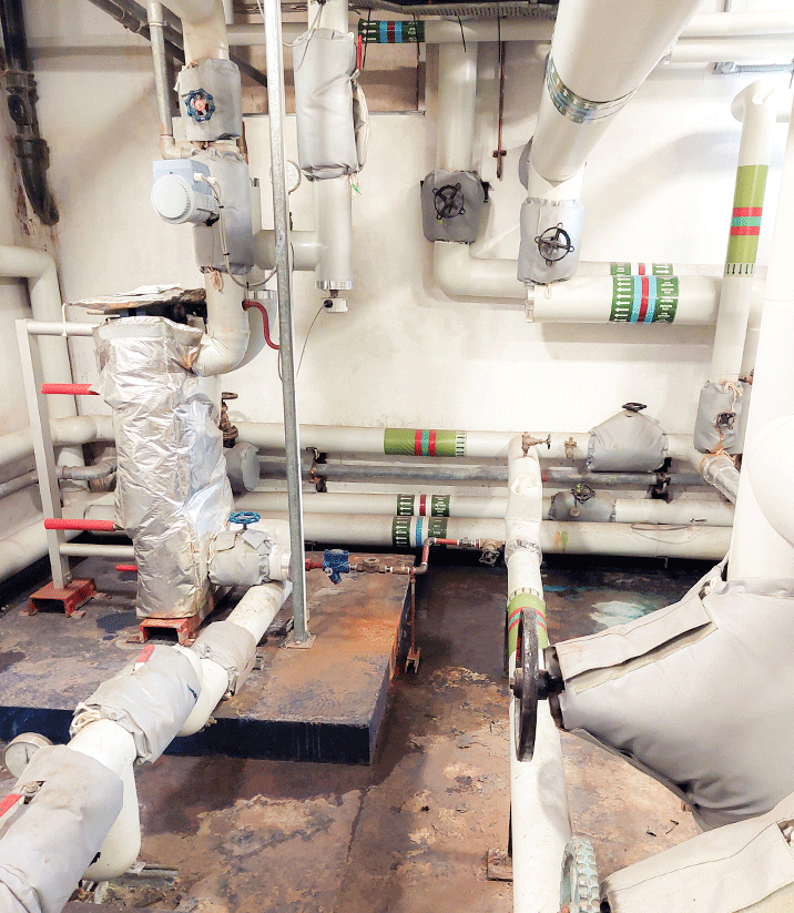 Hospital heating system