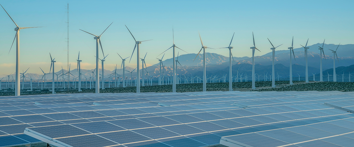 Solar and Wind farms