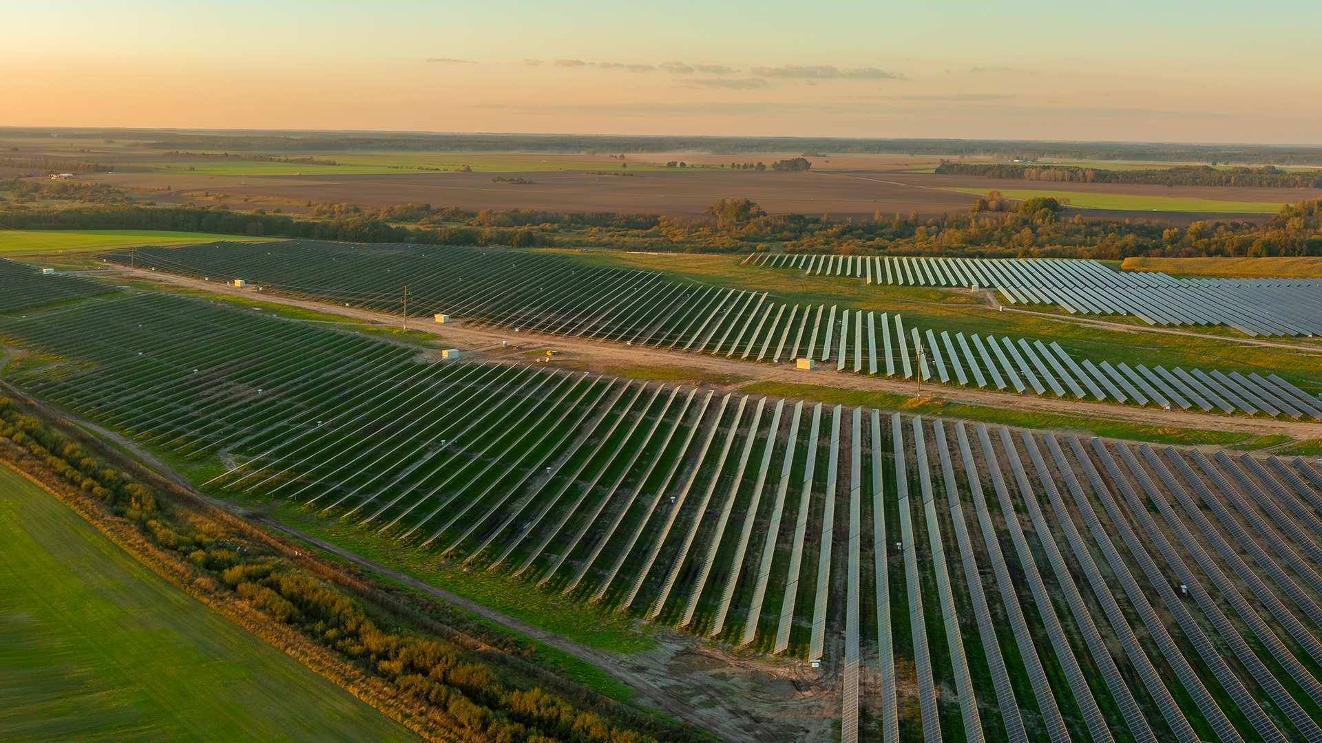 Solar farm in Lithuania