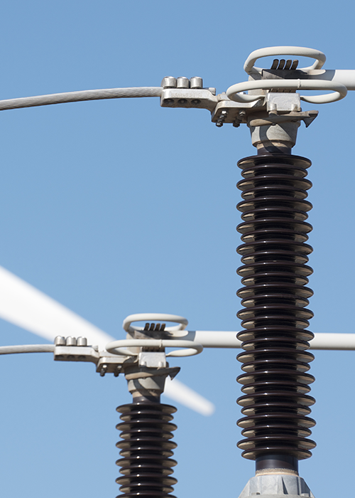 Substation power cable insulators