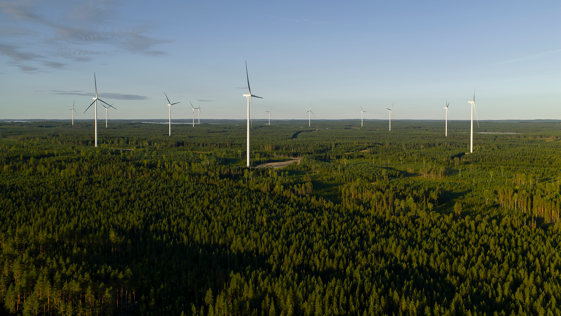 Wind farm in Finland