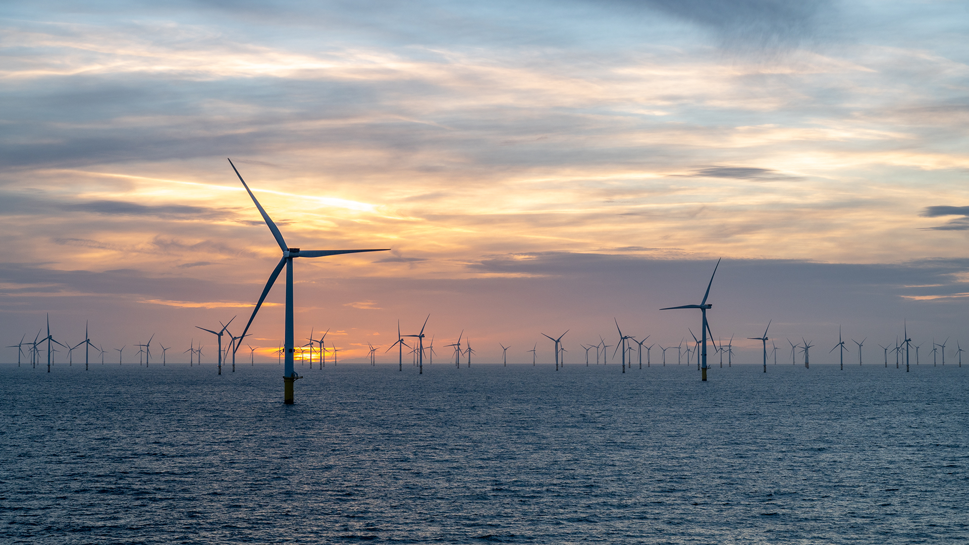 European offshore wind energy sunrise