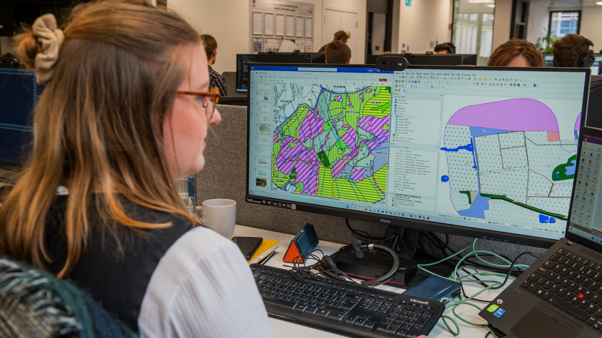 Geospatial expert working on planning application