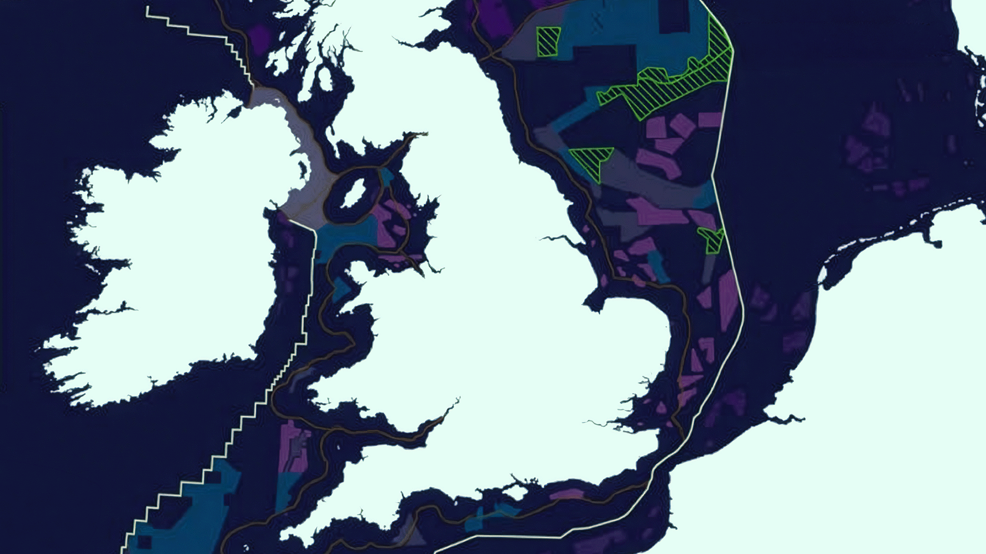 Crown Estate, Round 6 offshore map