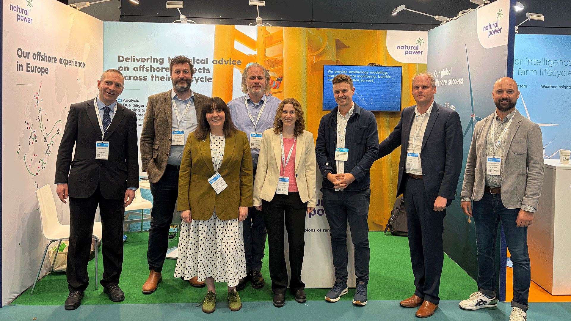 Natural Power team at Global Offshore Wind