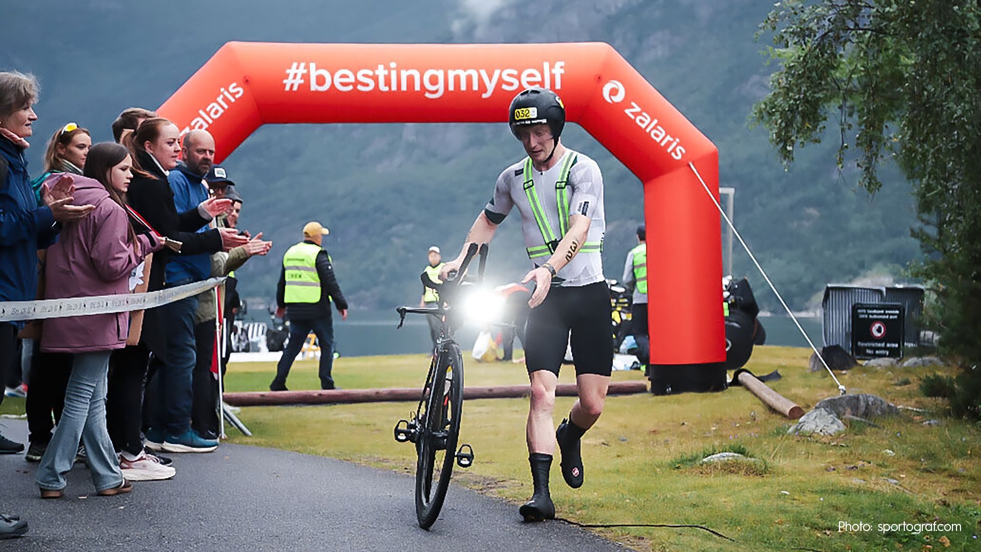 Fergus Roberts at the Norseman competition
